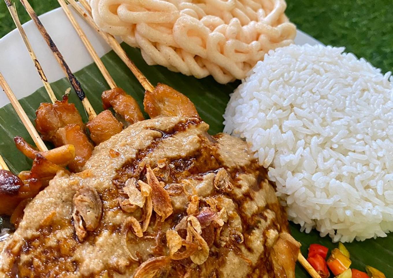 Sate ayam oven
