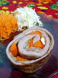 Una foto de Matambre arrollado al horno