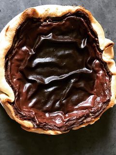 Une photo de Flan pâtissier au chocolat