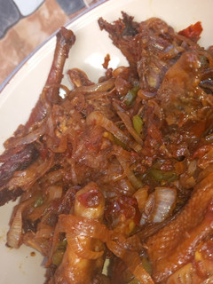 A picture of Peppered chicken.