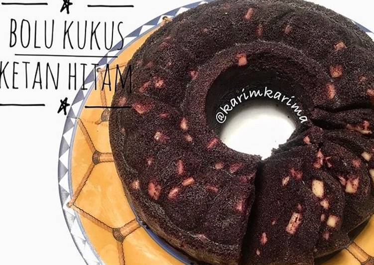 Bolu kukus ketan hitam