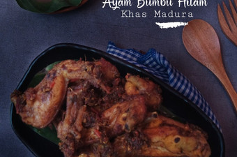 Anti Ribet, Membuat Ayam bumbu hitam khas madura Simpel