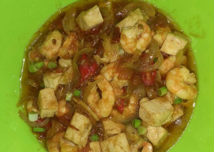 Bagaimana Menyiapkan 1. Udang tahu asam manis Anti Gagal