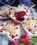 Kek Red Velvet Cheese Leleh