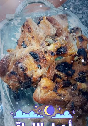 صورة لوصفة افخاذ دجاج 😋😋