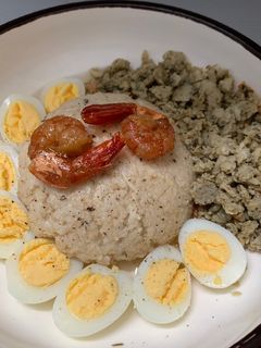 Hình của món Bánh đúc yến mạch.
