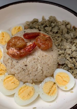 Hình của món Bánh đúc yến mạch.