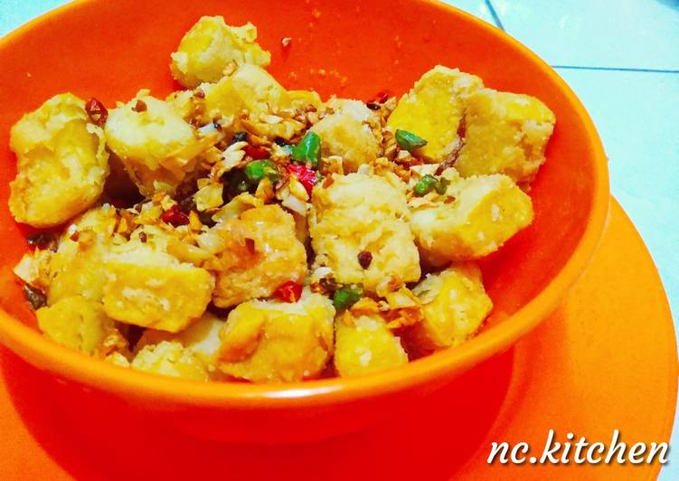 Tahu Cabe Garam ala Rumah