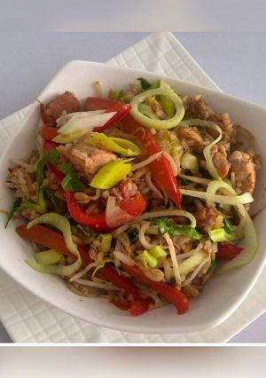 Una foto de Arroz con vegetales - tipo Chino @retosemanasanta