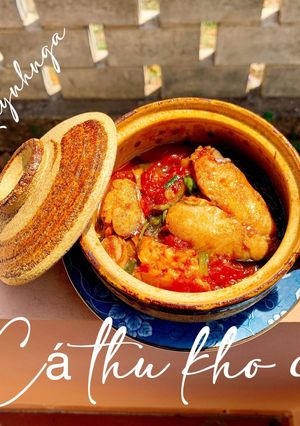 Hình của món Cá thu kho cà.