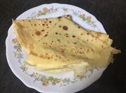 Una foto de filloas gallega
