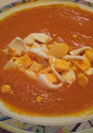 Una foto de Puré de zanahoria con huevo