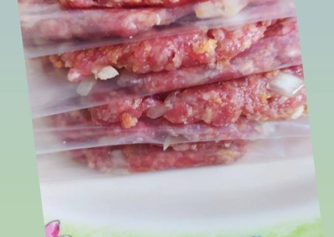 Ini dia! Bagaimana cara buat Patty Isian Burger yang sesuai selera