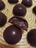 Cunesi ripieni con crema di castagne, cioccolato e rum