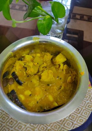 এঁচোড় দিয়ে ছোলার ডাল(enchor diye cholar dal recipe in Bengali) রেসিপির প্রধান ছবি