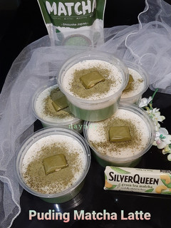 Foto resep Puding Matcha Latte