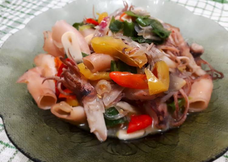 Resep Cumi Asin Tumis Pedas oleh Meilia Rusfayeni - Cookpad