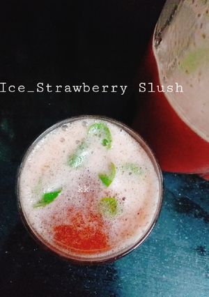 A picture of Ice Strawberry Slush.