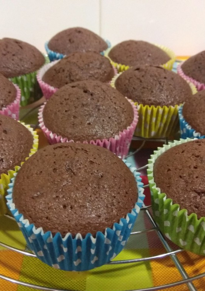 Una foto de Magdalenas de chocolate y Naranja