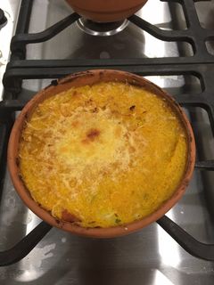 Una foto de Pastel de papa zapallo y carne