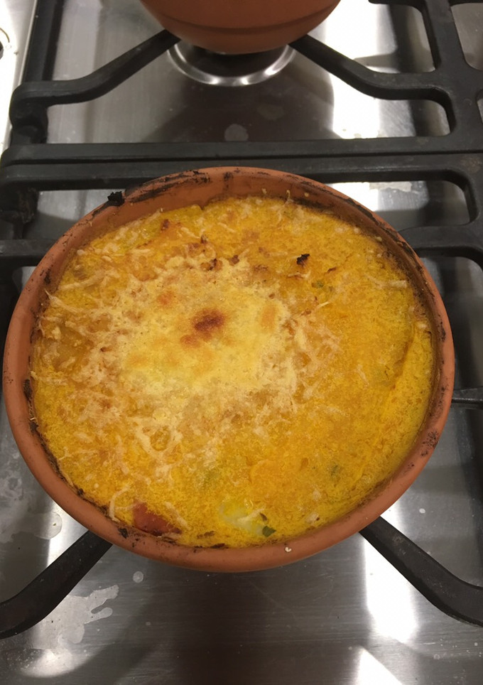 Una foto de Pastel de papa zapallo y carne