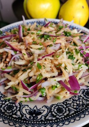 Una foto de Ensalada de Membrillo