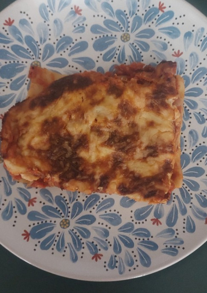 Una foto de Lasaña de atún