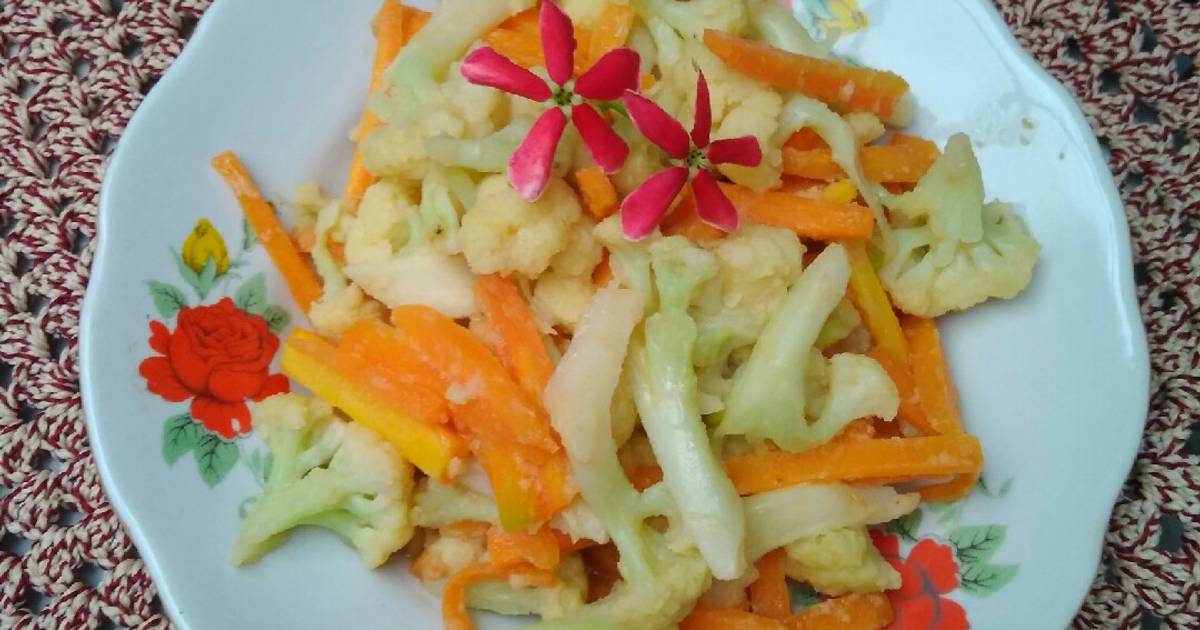 Resep Tumis Kembang Kol Wortel Bumbu Putih Ala Nasi Besek Oleh Rika