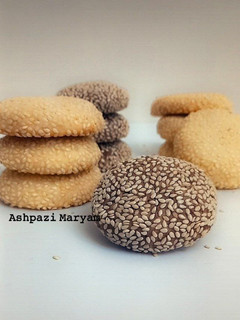 عکسی از دستور کلوچه کنجدی