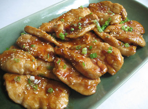 A picture of Sweet & Sour Juicy Chicken Breasts.