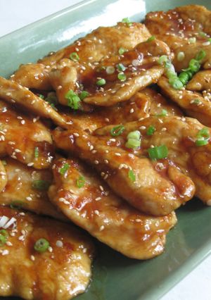 A picture of Sweet & Sour Juicy Chicken Breasts.