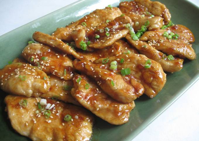 Sweet & Sour Juicy Chicken Breasts