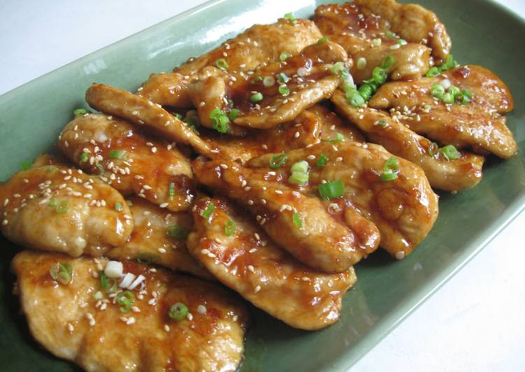 Sweet &amp; Sour Juicy Chicken Breasts