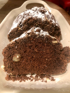Una foto de Budín de chocolate y nueces