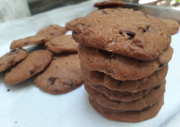Cara Gampang Membuat Chocolate Cookies, Lezat