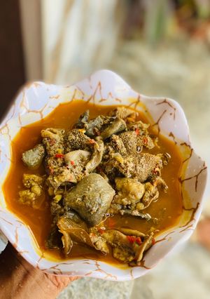 Pepper soup din kayan ciki ainihin hoton girkin
