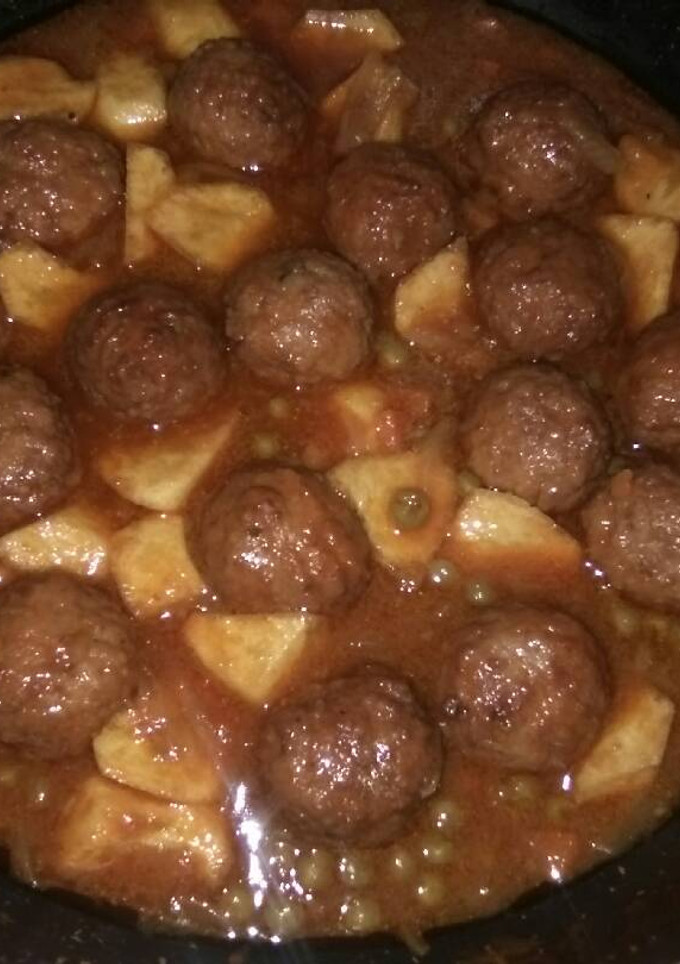Una foto de Albóndigas en salsa