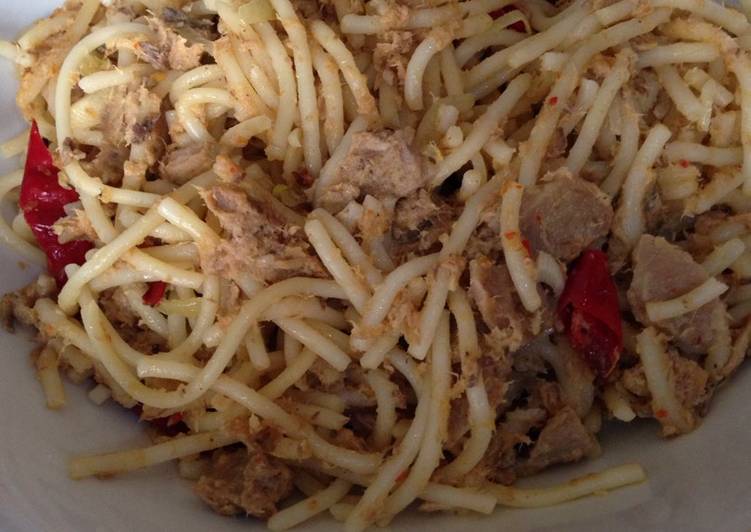 Resep Spageti Saos Asam Padeh yang Enak Banget