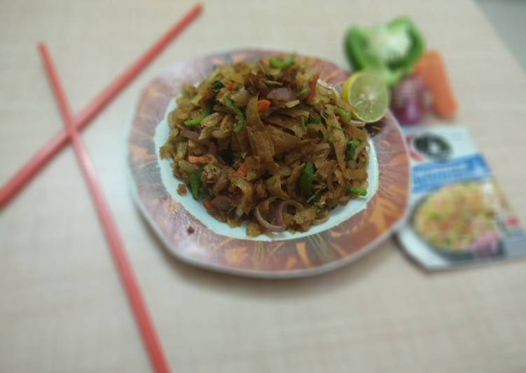 Simple Way to Make Homemade Roti Noodles