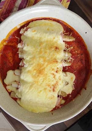 Una foto de Espárragos gratinados 😋