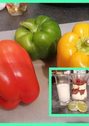 Une photo de Trilogie de desserts aux poivrons