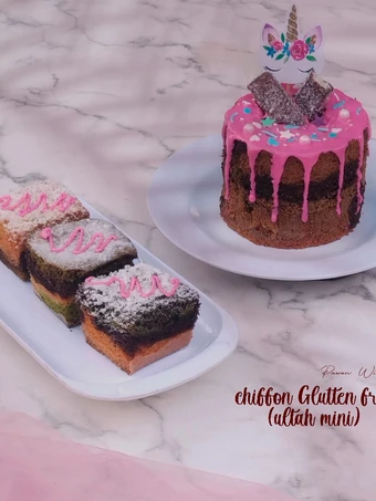 Cara Sederhana Membikin Resep  453. Chiffon Glutten free (Ultah mini cake) yang Lezat, Enak Banget