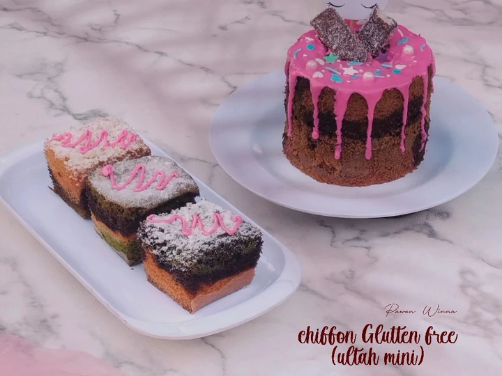 Cara Sederhana Membikin Resep  453. Chiffon Glutten free (Ultah mini cake) yang Lezat, Enak Banget