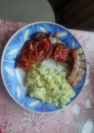 Lecsós sertéstarja recept fotója