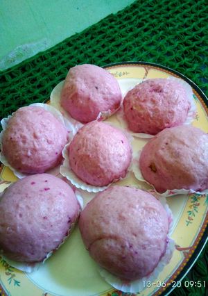Foto resep Bakpao ubi ungu