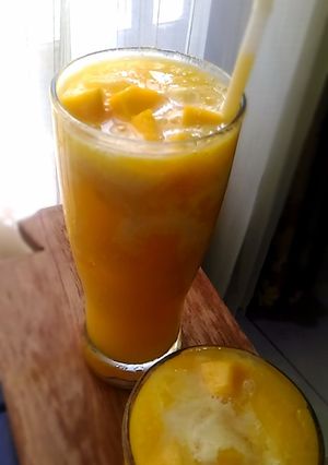 Foto resep Jus Mangga Kekinian rasa Nanas 😄 #enakanbikinsendiri