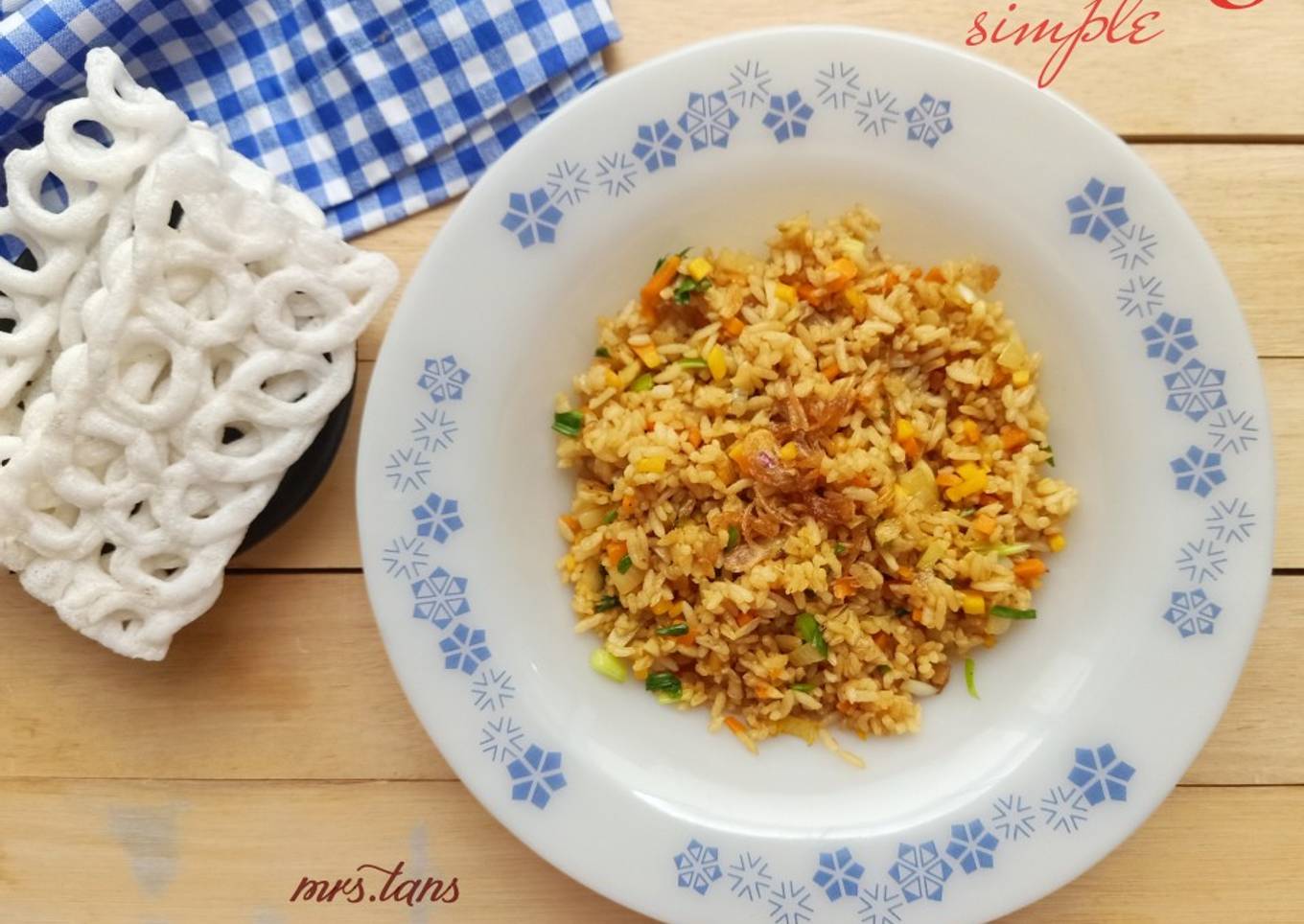 Nasi Goreng Simple - Bumbu Iris !