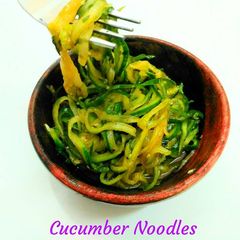A picture of Cucumber Noodles.