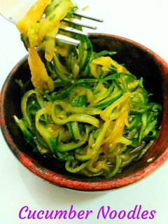 A picture of Cucumber Noodles.