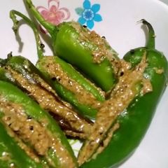 A picture of Fry green chilli.